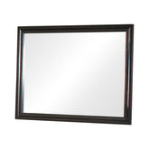 Coaster Barzini Rectangular Mirror Black Model 200894